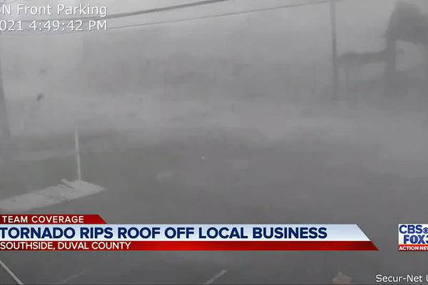 Tornado rips roof off 51-year-old family-owned business on Jacksonville’s Southside