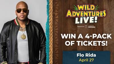 Flo Rida at Wild Adventures with Power106.1