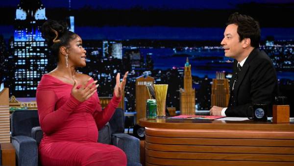 Keke Palmer slips on 'The Tonight Show' about her "baby boy"