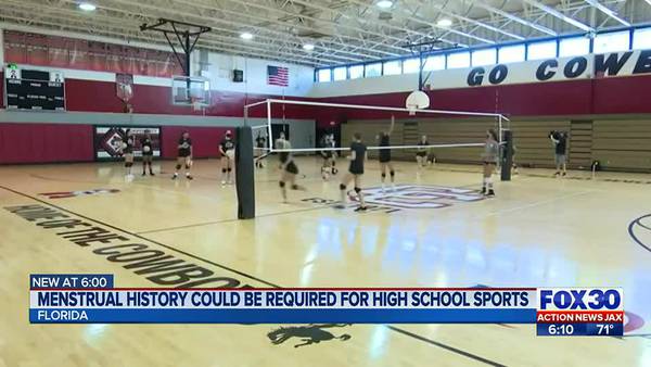 FHSAA weighs mandating menstrual cycle details for female athletes